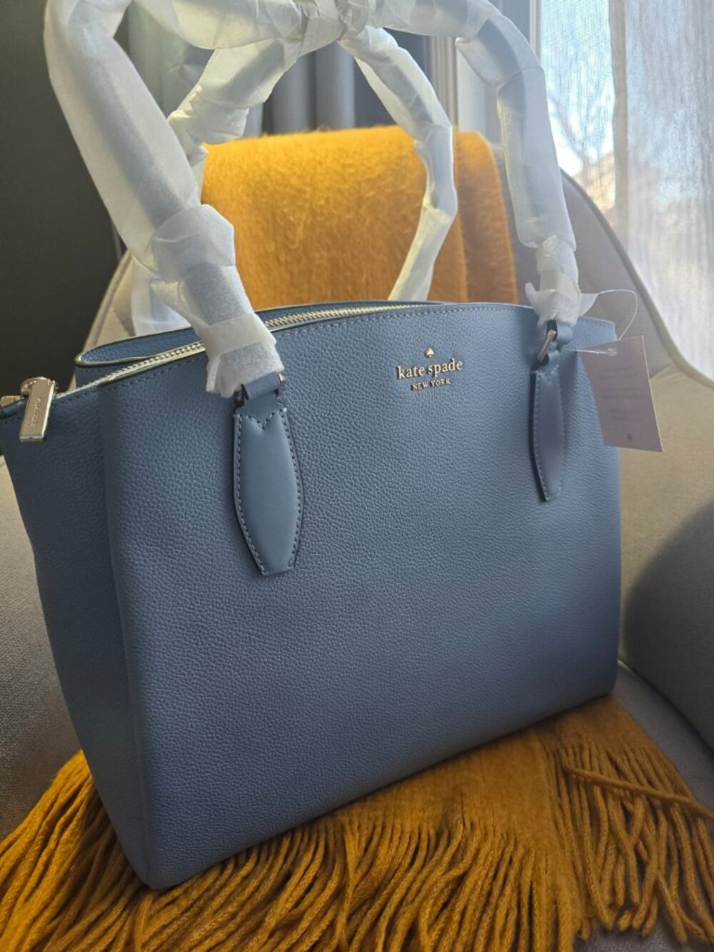 Kate Spade Baby Blue Satchel Bag